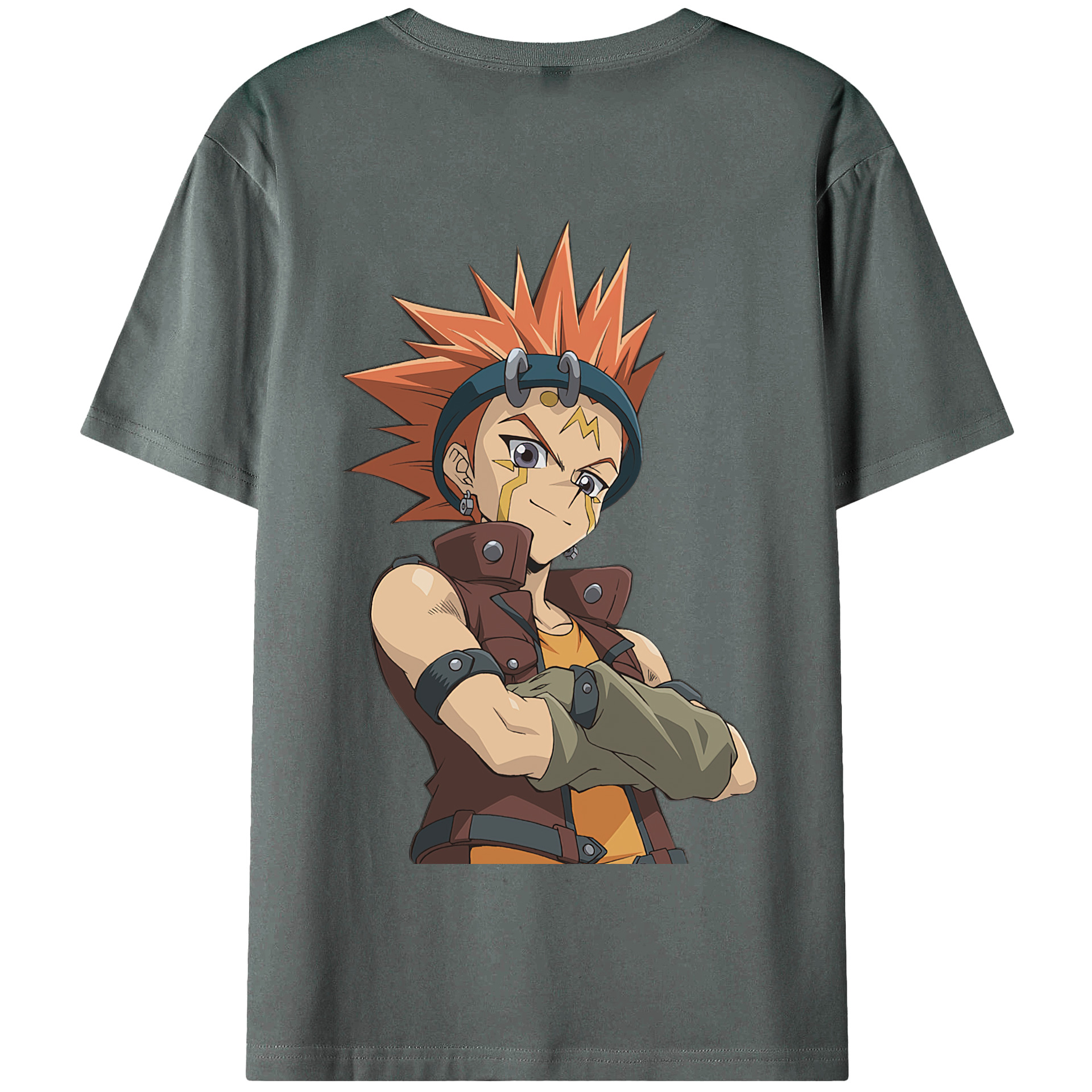 （画像用） 遊☆戯☆王 Yu-Gi-Oh! 綿100％半袖Tシャツ（背面プリント）